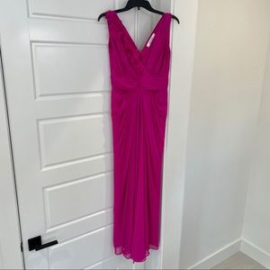 Badgley Mischka Silk Chiffon size 6 dress
